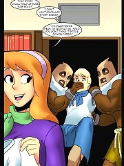 Scooby Doo porn parody comix with horny detectives