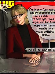 New girl at work, who likes sex and just lost her virginity in hot 3d porn comic