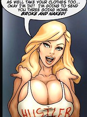 You guys are pathetic on this kind of interracial porn comics, letting a woman spank that ass!